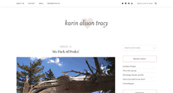 Desktop Screenshot of karintracy.com